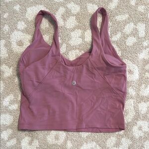 Purple Lululemon Low Cut Tank Top